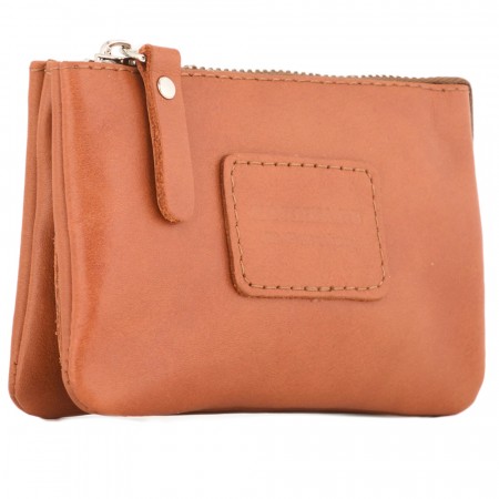 Кожаный кошелек "Солярис" (рыжая сиама)