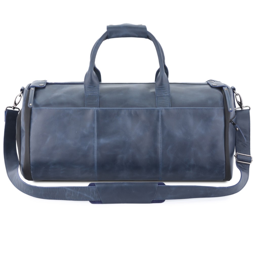 Кожаная сумка-портплед "Титан" (синий)