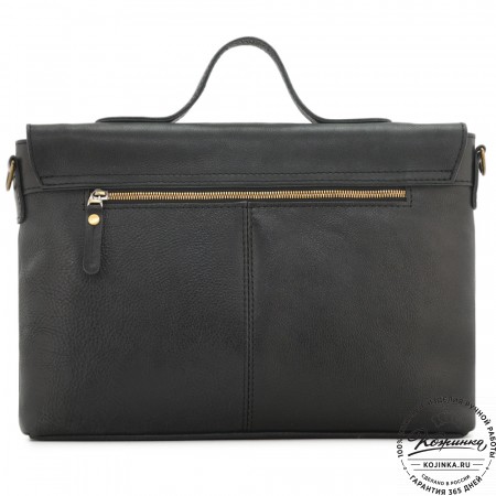 Кожаный портфель "Честер" (черный)