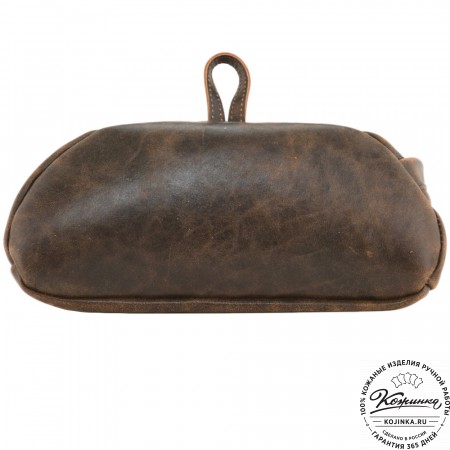 Кожаный рюкзак "Фобос" (коричневая наппа)