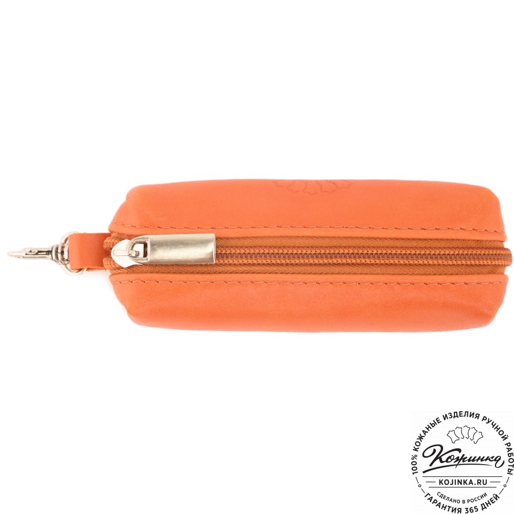 Кожаная ключница «Мальта нью» (оранж)