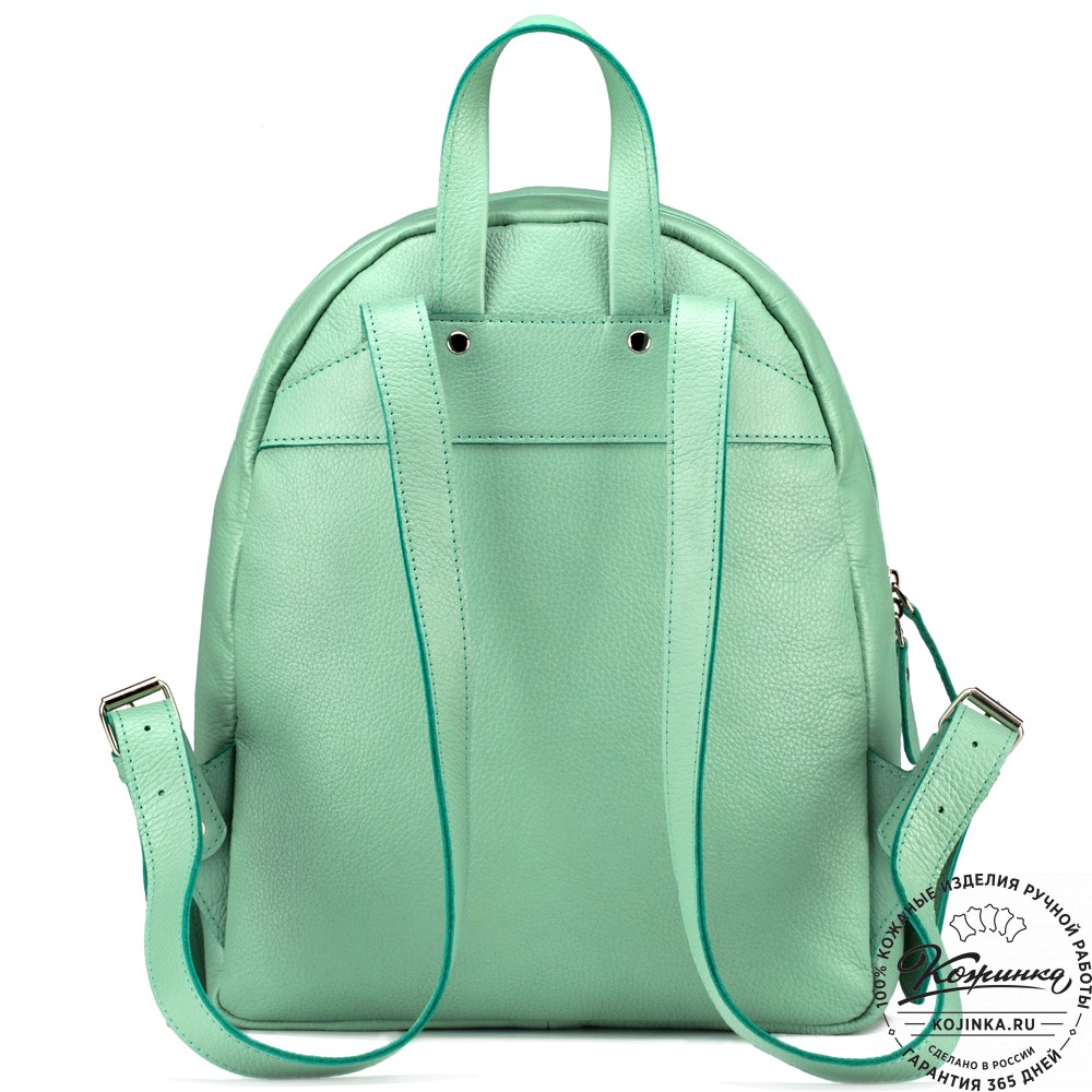 Кожаный рюкзак "Джессика" (мятный)