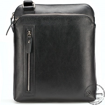 Кожаная сумка "Дороти" (чёрная)