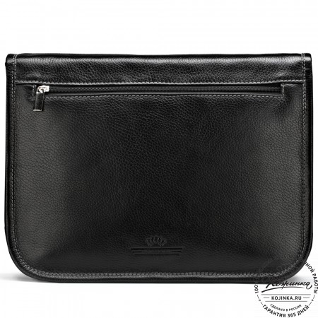 Кожаная сумка "Риана" (чёрная)