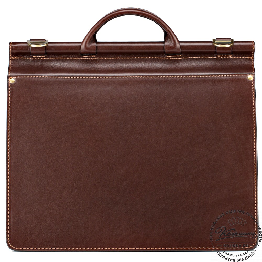 Кожаный портфель "Префект" (коричневый)