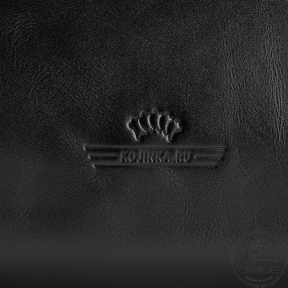 Женский кожаный рюкзак-сумка "Греция" (чёрный)