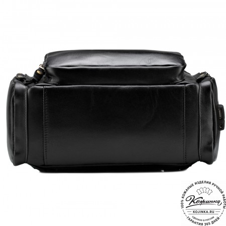 Кожаный рюкзак "Дионис" (чёрный)