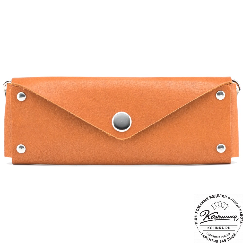 Кожаная ключница "Варшава" (рыжая)