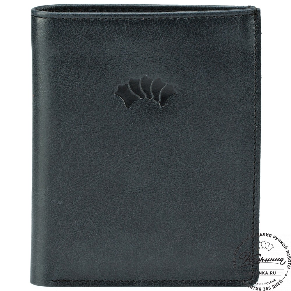 Кожаное портмоне "Россия" (чёрное)