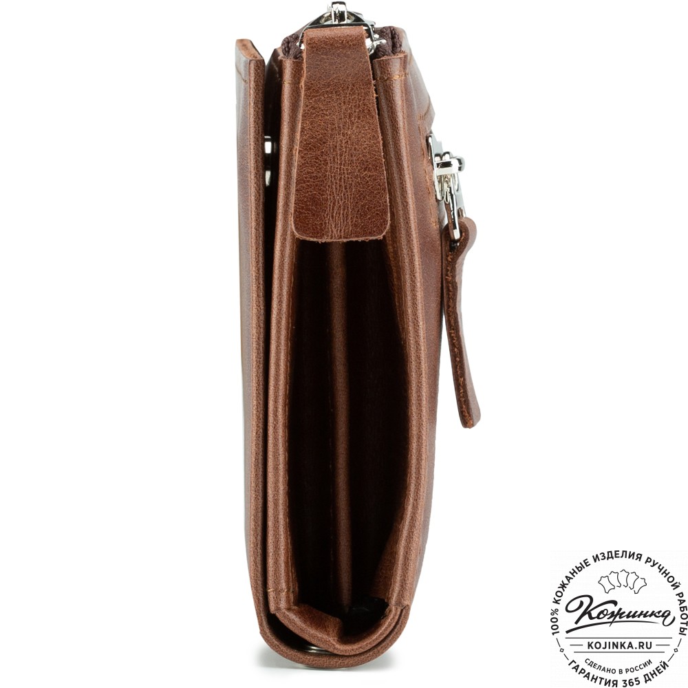 Кожаное портмоне "Дублин" (коричневый) 