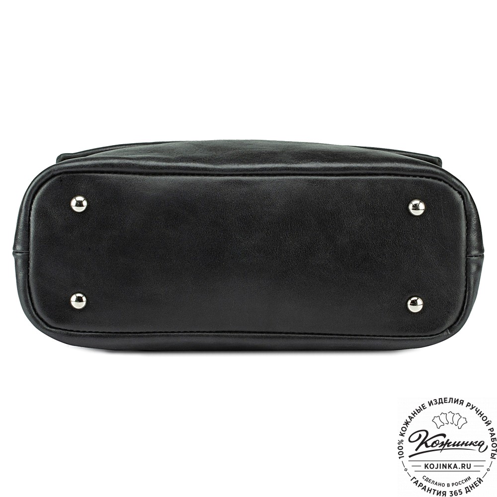 Кожаный рюкзак "Артемида" (чёрный)