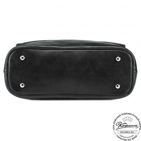 Кожаный рюкзак "Артемида" (чёрный)