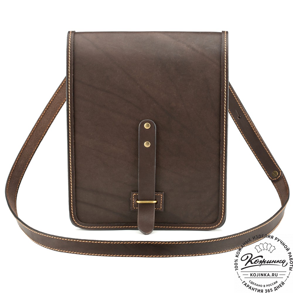 Кожаная сумка "Макар" (коричневая)