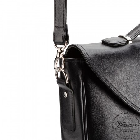 Кожаный портфель "Аскольд" (черный)