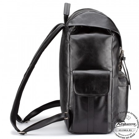 Кожаный рюкзак "Ганнибал" (чёрный)