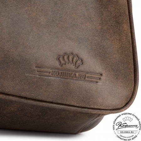 Кожаный портфель "Даниэль" (коричневая наппа)