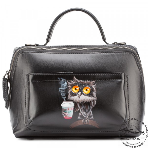 Женская кожаная сумка "Крис" "Утренняя сова". фото 1