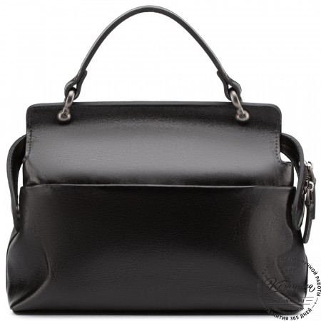 Женская кожаная сумка "Орнелла" "Чешир за чаем" 