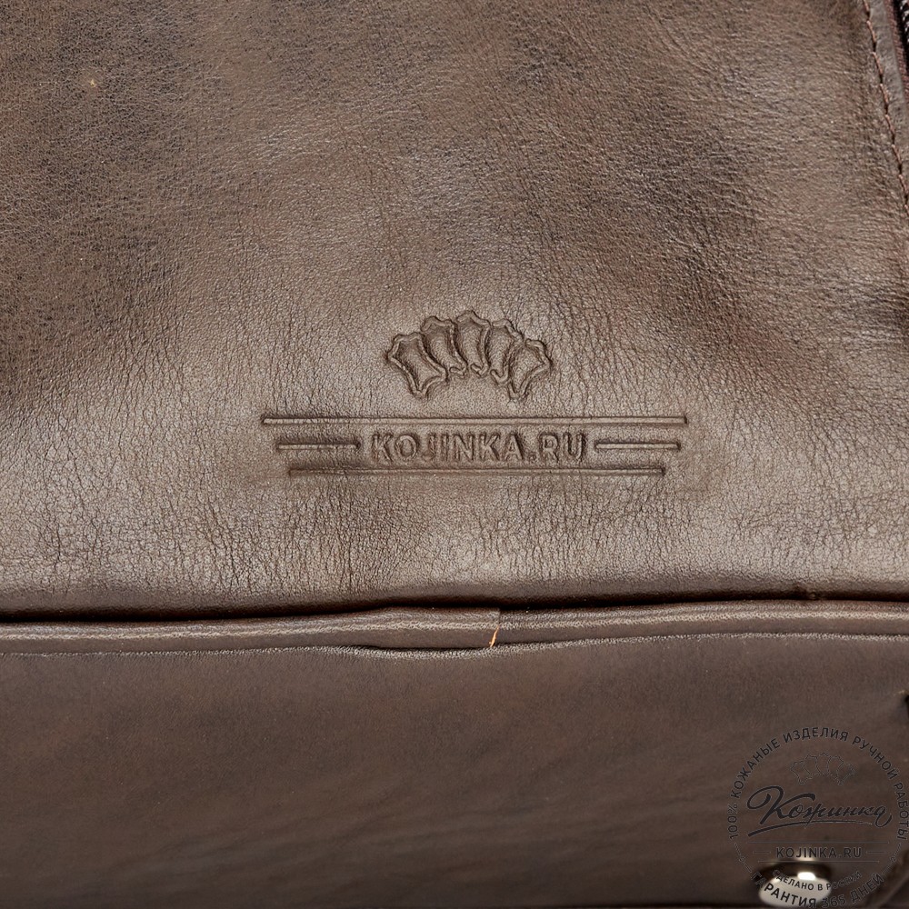 Женский кожаный рюкзак "Гермиона" (коричневый)