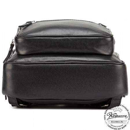 Кожаный рюкзак "Касандра" (чёрный)