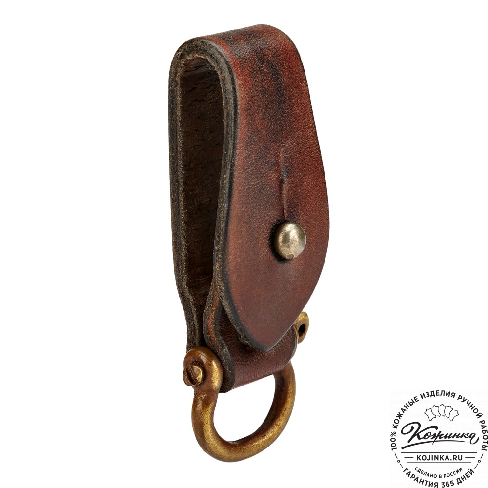 Кожаный подвес для ремня (коричневый)