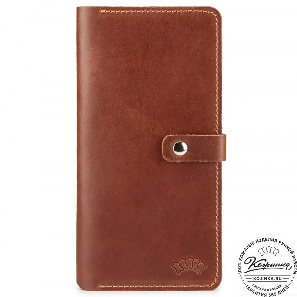 Кожаное портмоне "Турция" (коричневое). фото 1