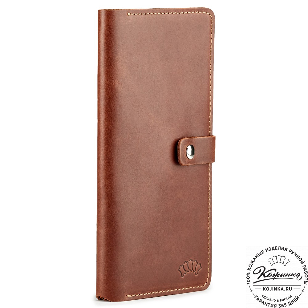 Кожаное портмоне "Турция" (коричневое)