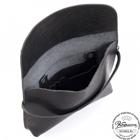 Кожаный планшет "Гудзон" (черный)