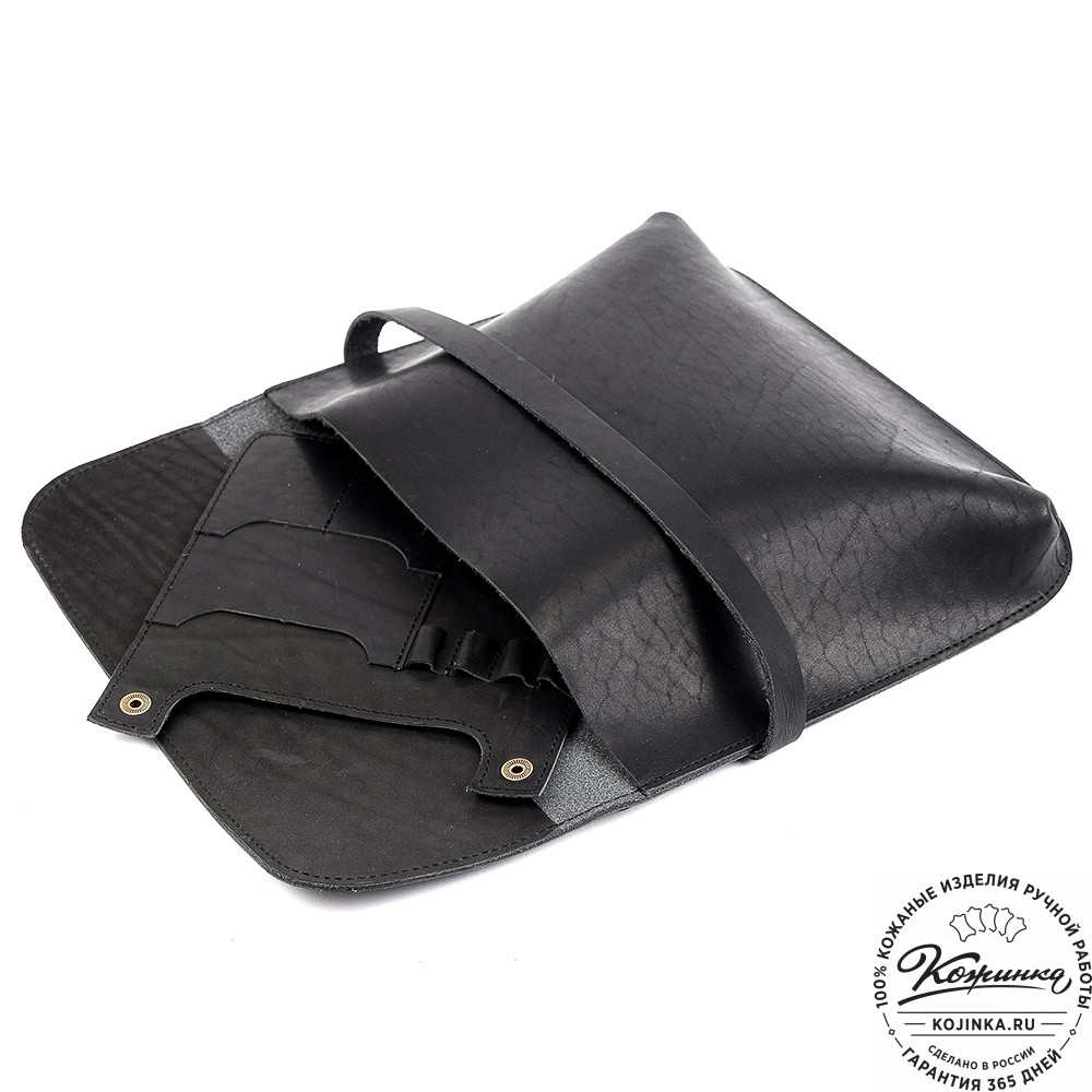 Кожаный планшет "Гудзон" (черный)