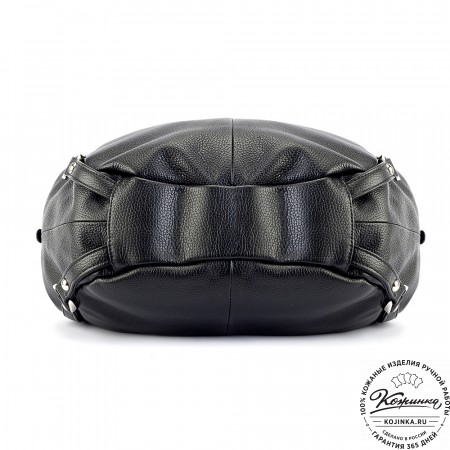 Женская кожаная сумка "Миллениум" (чёрная)