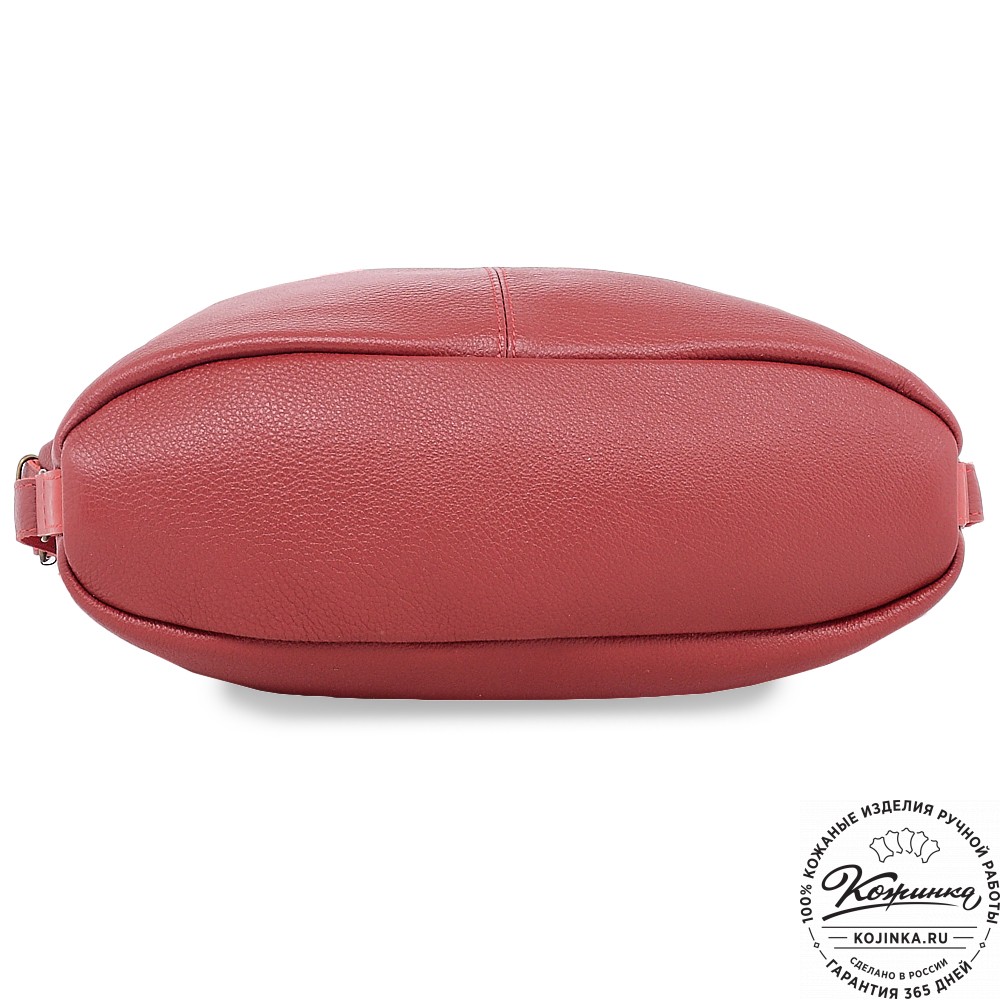  Женская кожаная сумка-трансформер "Ливадия" (красный)