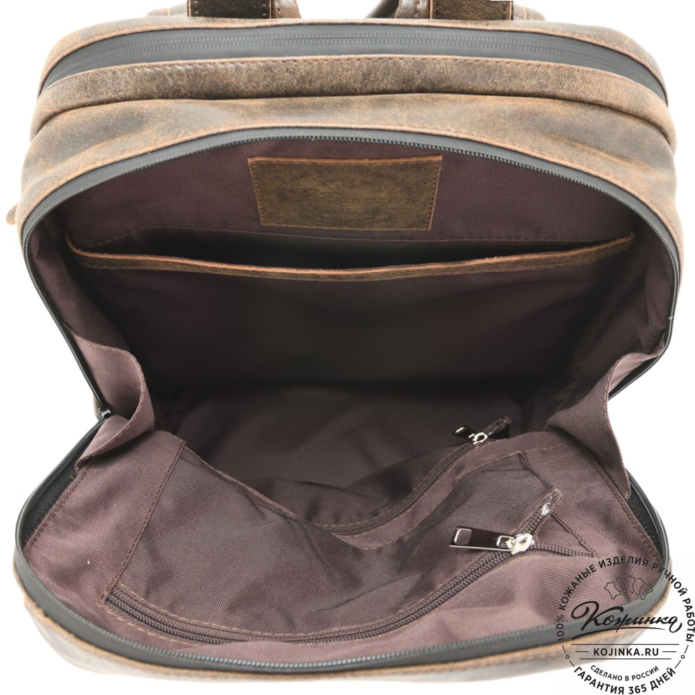 Кожаный рюкзак "Молибден" (коричневая наппа)