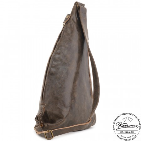Кожаный рюкзак "Африка" (коричневый наппа)