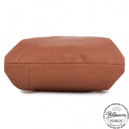 Кожаный рюкзак "Африка" (рыжая гладкая кожа) 