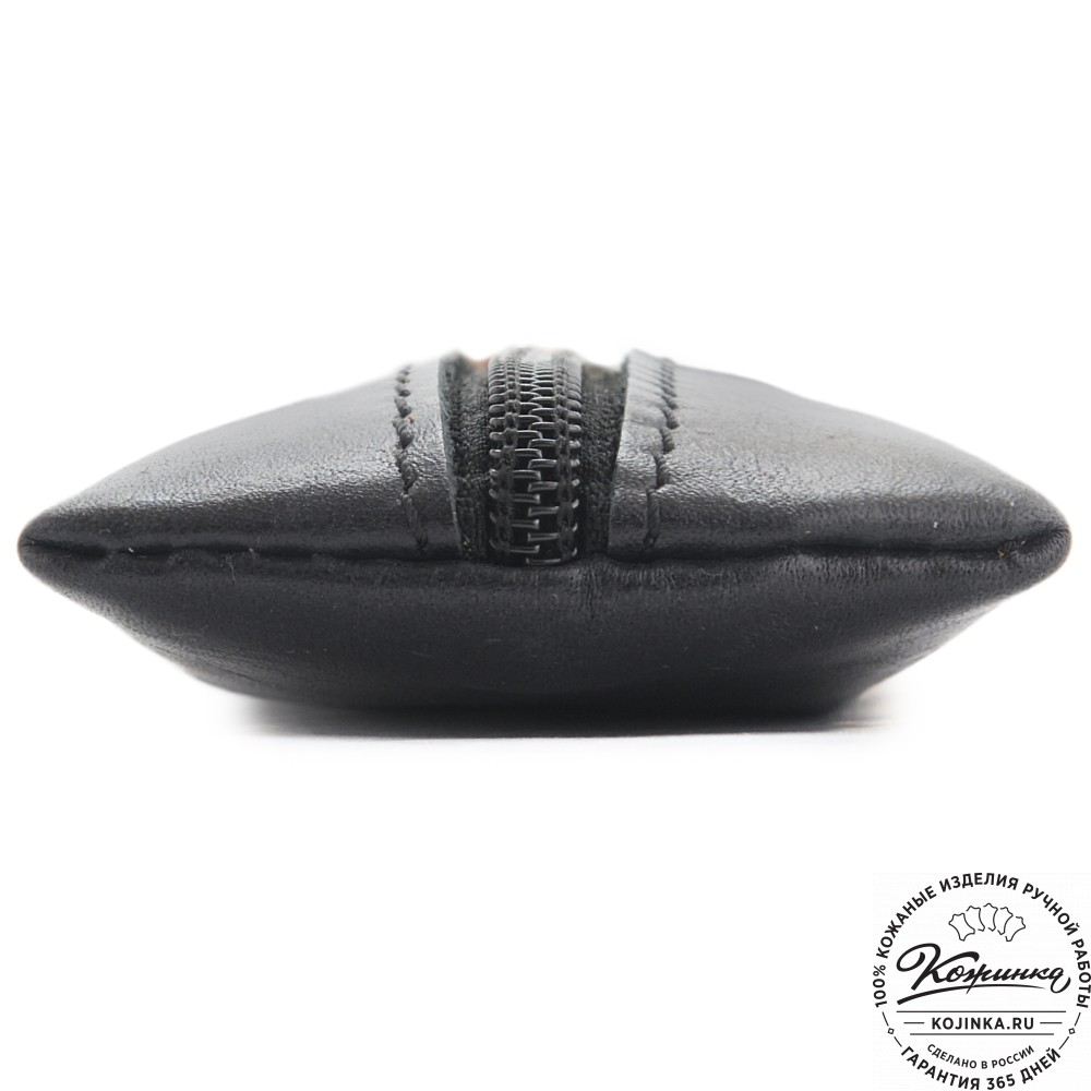  Кожаная ключница «Соло» "Часы" (черный) 