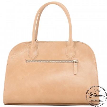 Женская кожаная сумка "Вирджиния" (капучино)