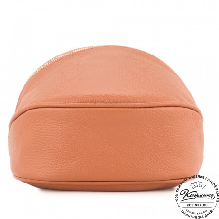 Женская кожаная сумка "Либерти" (рыжая)