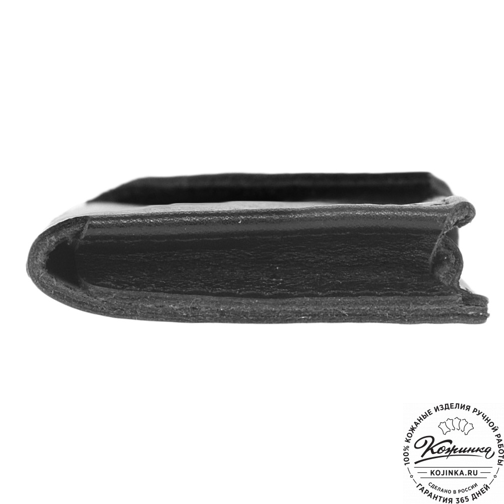 Кожаный футляр для очков "Марокко" (черный)