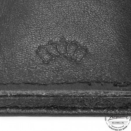 Кожаный футляр для очков "Марокко" (черный)