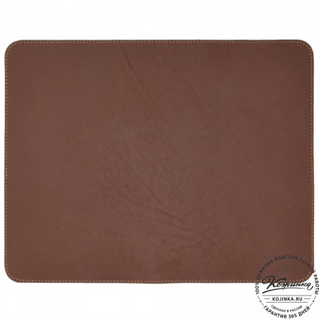 Бювар кожаный для рабочего стола (коньяк)