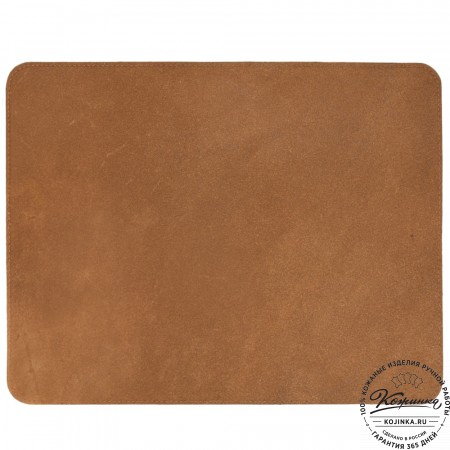 Бювар кожаный для рабочего стола (коньяк)