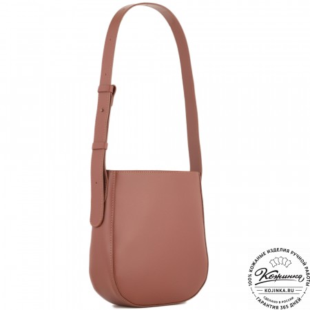 Женская кожаная сумка "Кантри" (коньяк)