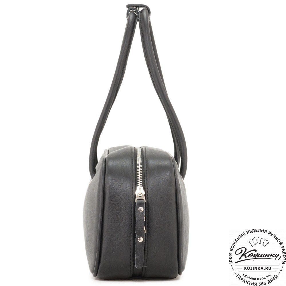 Женская кожаная сумка "Тамань" (черный)