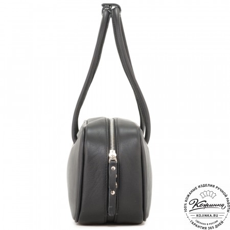 Женская кожаная сумка "Тамань" (черный)