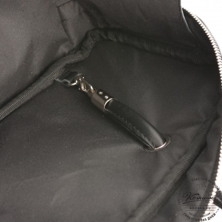 Женская кожаная сумка "Тамань" (черный)