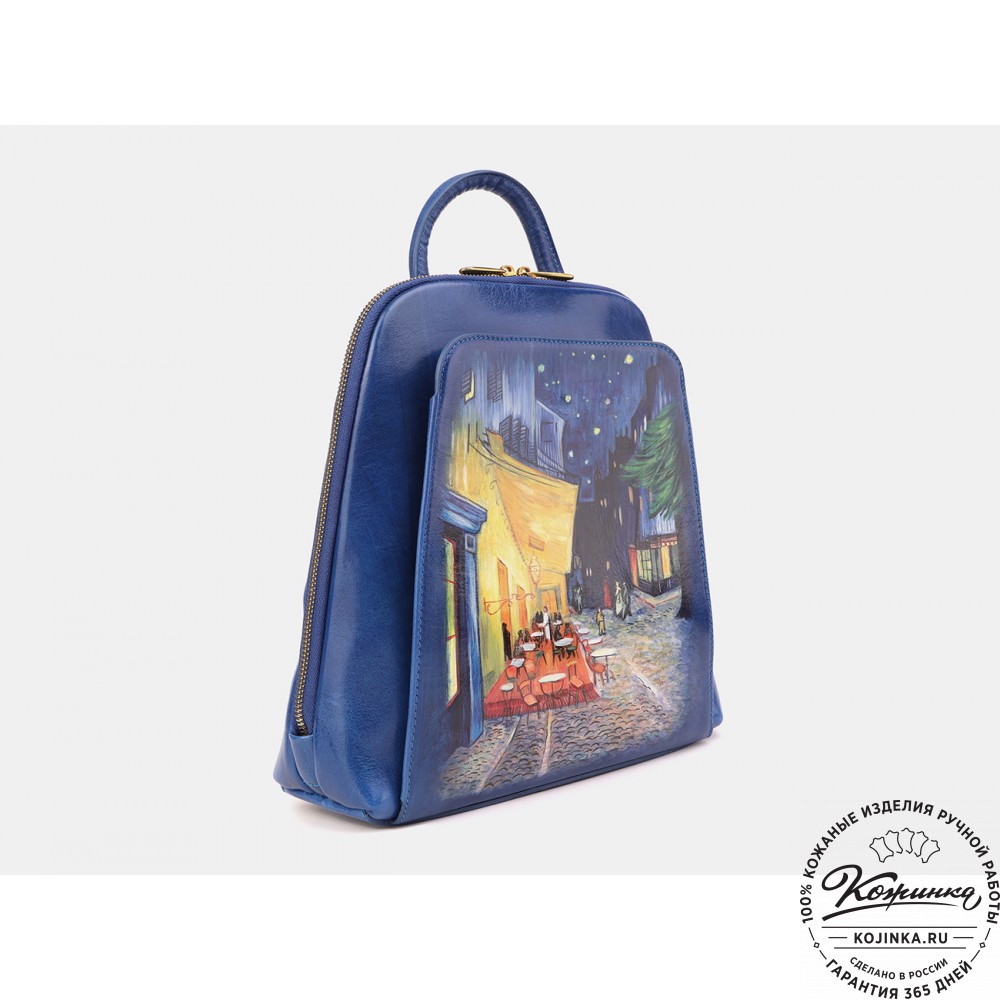 Кожаный рюкзак "Ночная терасса" 
