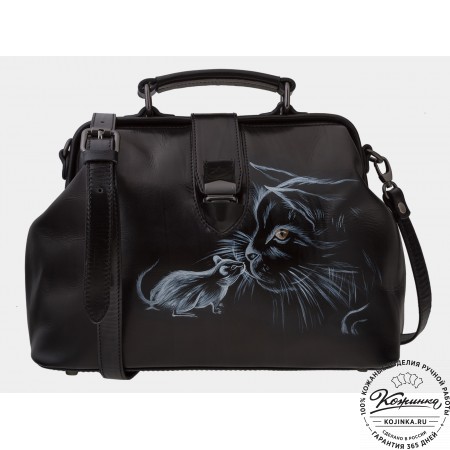 Сумка Фрейм Медиум "Знакомство" (чёрный)