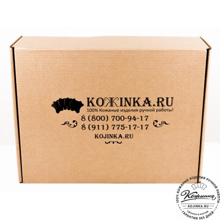 Кожаный рюкзак "Патриот" (коричневый)