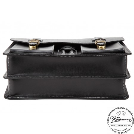 Кожаный портфель "Юрист"  (черный)