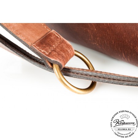 Кожаный рюкзак "Эль-Пасо" (светло-коричневый)